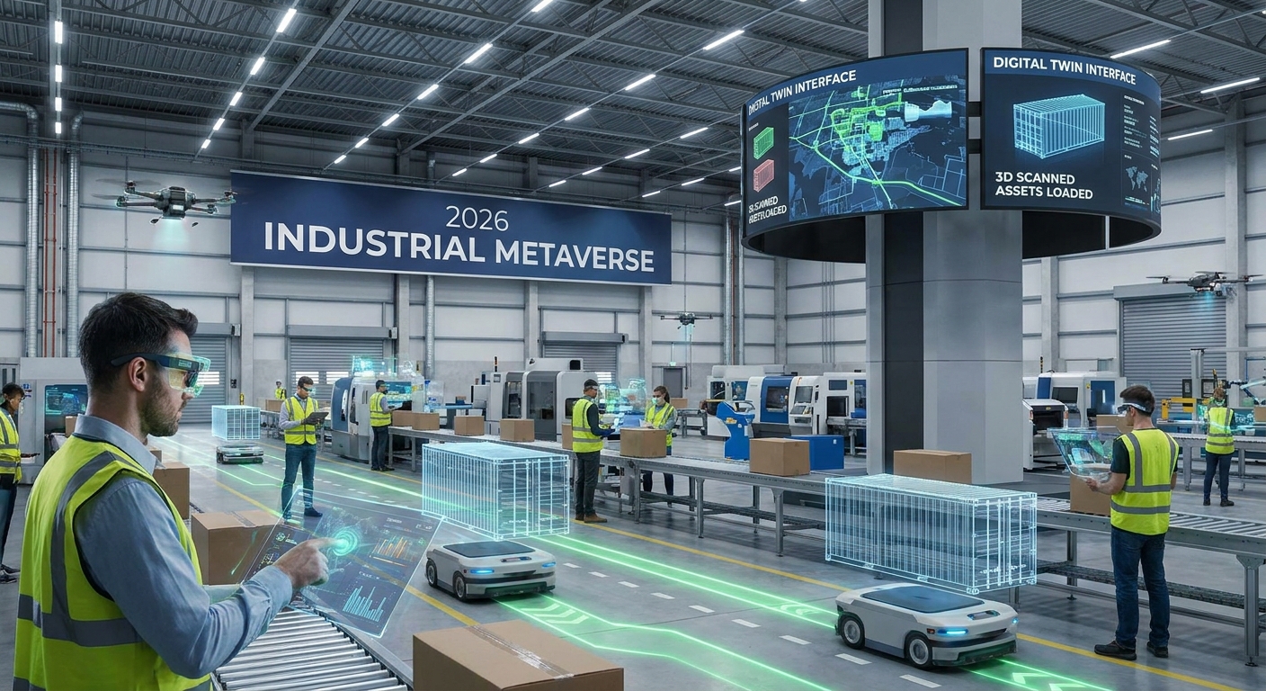 The Industrial Metaverse in 2026: How 3D Scanning Fuels Digital Twin Creation